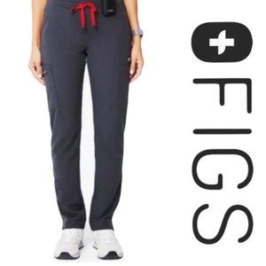 FIGS Yola Skinny Charcoal Pants EUC